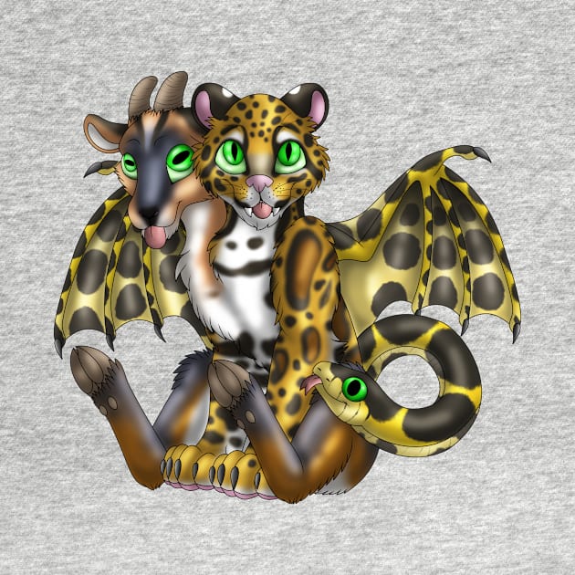 Chimera Cubs: Clouded Leopard (Ocher) by spyroid101